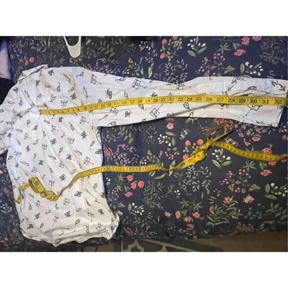 Fantastic Beasts by Hot Topic Mens White Casual Button Front Shirt Size Large - Picture 14 of 16